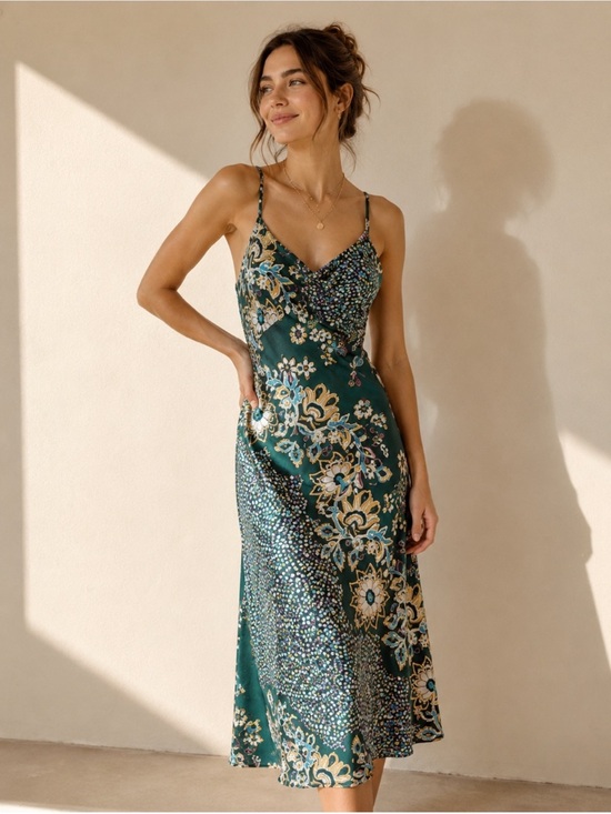 Free People Dresses & Skirts - Free people intimately your better side slip dress green large